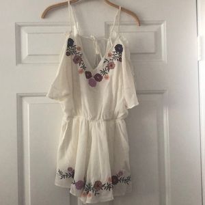 Off the shoulder romper